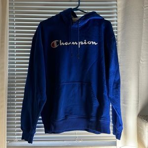 Dark Blue Champion Hoodie